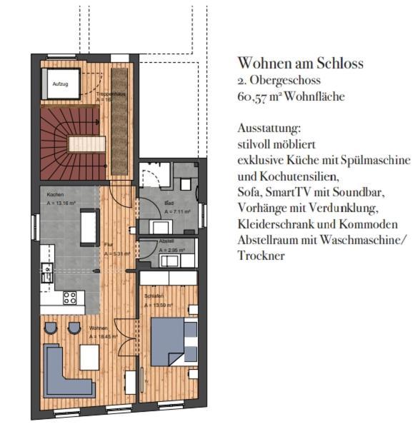 Wohnen Am Schlossplatz Oldenburg Pokój zdjęcie